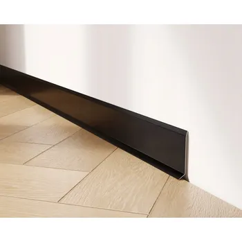 Dlažba PODLAHOVÁ LIŠTA F SOKL ČERNÁ MATNÁ 6 cm x 270 cm