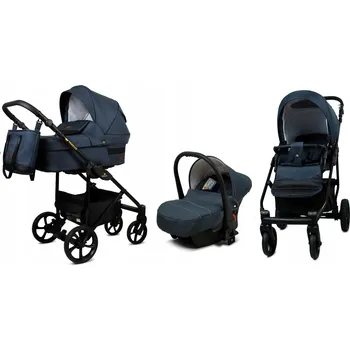 Kočárek Dětský kočárek 3v1 BabyLux TRAILUX: sportovní kočárek, hluboká korba, autosedačka