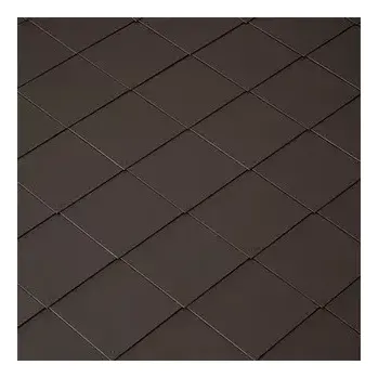 plechová krytina Eternit CEDRAL šablona hladká 400x400 mm tmavě hnědá