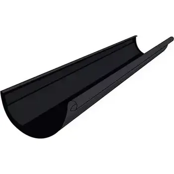 okap Žlab 250 mm, délka 2000 mm pozink RAL 9005 černá barva