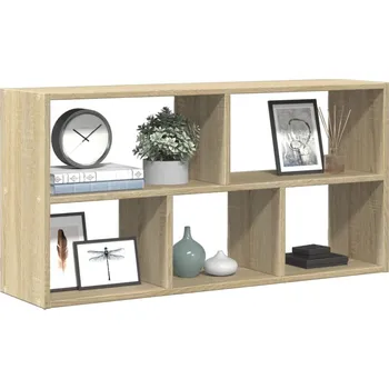 police vidaXL Nástěnná police 100 x 25 x 50 cm kompozitní dřevo [853272] Barva: dub sonoma