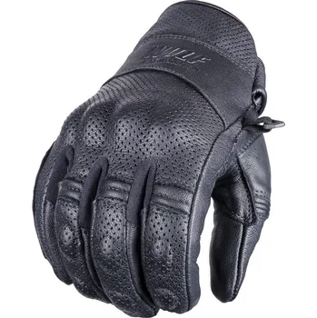 Moto rukavice Wolf Racer Black Kožené rukavice na motorku - Velikost 2XL