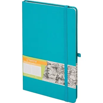 Tyrkysový NOTES Minimalistický Notes formátu A5 Pečlivě vyrobený