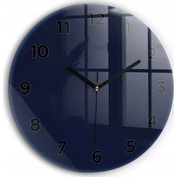 Hodiny Nástěnné hodiny Wallfluente modré 30 cm