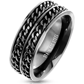 Šperk Šperky4U Pánský ocelový prsten - velikost 70 - OPR1958-70