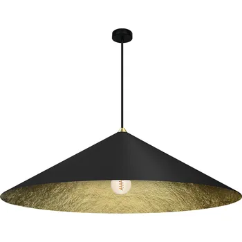 Závěsné svítidlo Fuji, 1x černé/zlaté kompozitní stínítko, (fi 90cm), b