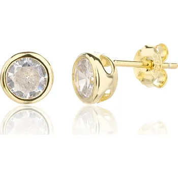 Náušnice Zlatnictví Helios Zlacené náušnice ze stříbra