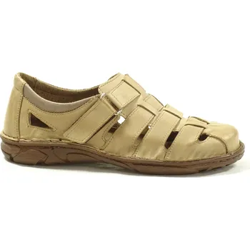 Pánské sandále Quo Vadis J-10 BEIGE pánská vycházková obuv Velikost: 42