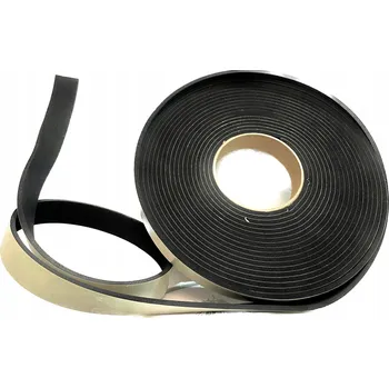 Těsnění do okna a dveří Těsnění samolepicí páska z EPDM pěny 9x3mm mikropryž 20m