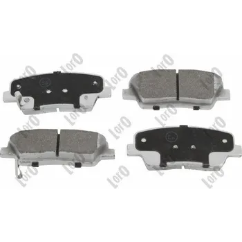 Brzdová destička Sada brzdových destiček, kotoučová brzda ABAKUS 231-02-084