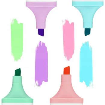 Kancelářské ZVÝRAZŇOVAČE Sada 4 CENTROPEN FIXY Velké