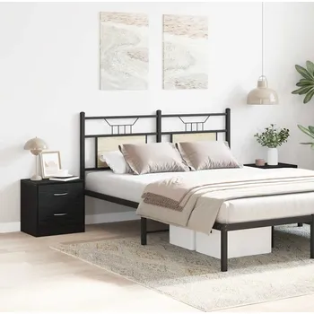 Ložnice vidaXL Noční stolky 2 ks 40 x 30 x 40 cm dřevotříska [801044] Barva: Černý dub