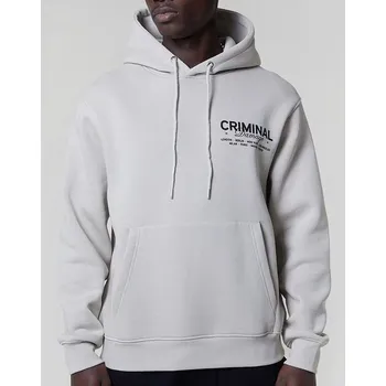 Pánská mikina pánská mikina CRIMINAL DAMAGE - SAND - M (Criminal Damage Graphic Hoodie Adults)