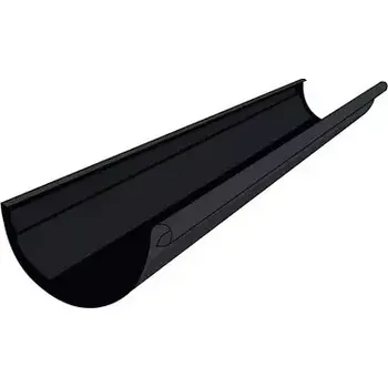 okap Žlab 330 mm, délka 3000 mm pozink RAL 9005 černá barva