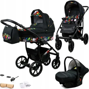 Kočárek BabyLux Kočárek 3v1 dětský sportovní Largo ALU