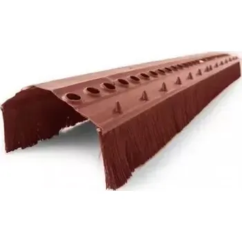 Pás hřebene s kartáčem 62mm/1bm červený