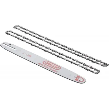 Pilový řetěz Oregon 543437 Set 2x pilový řetěz 3/8" 1,3 mm 52 článků + pilová lišta 14"