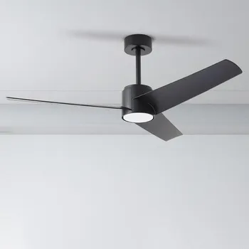 ZEVENTI - LED Stropní ventilátor ORVIETO LED/18W/230V Wi-Fi Tuya černá + DO