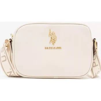 Kabelka U.S. Polo Assn. dámská kabelka, crossbody CLASSIC mléčná se zlatým