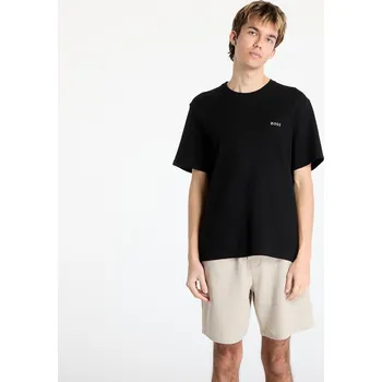 Pánské tričko Tričko Hugo Boss Men's Waffle T-Shirt Black M