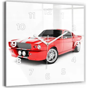 Hodiny Nástěnné hodiny Wallfluent červené 30 cm