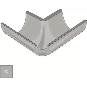 okap Vnitřní roh žlabu 330 mm pozink