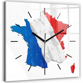 Hodiny Nástěnné hodiny Wallfluent modré 30 cm