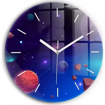 Hodiny Nástěnné hodiny Wallfluente vícebarevné 30 cm