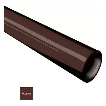 okap Pozinkovaný okapový svod Ø 80 mm délka 2000 mm v barvě červenohnědá