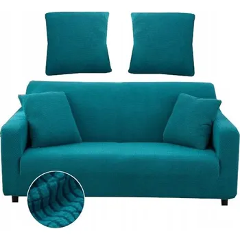 Napínací potah Potah na pohovku (kanape) Domidekor modrý