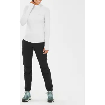 Dámská mikina QUECHUA Dámské turistické tričko s dlouhým rukávem MH 550 2XL MODRÁ|ŠEDÁ