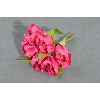 umělá květina Svazek umělých květin TULIPÁNY růžový