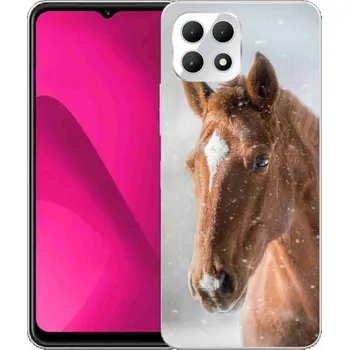 Pouzdro na mobilní telefon Gelový kryt mmCase na T-Mobile T Phone 2 - hnědý kůň 2