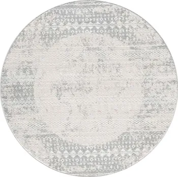 Koberec Koberec Antique 232 šedý, kruh
