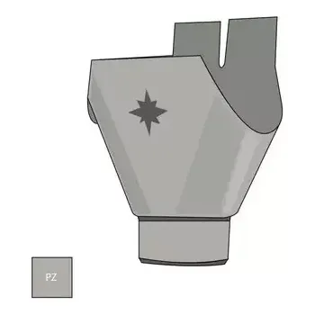 okap Pozinkovaný kotlík 250/80 mm