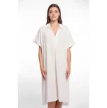 Rino & Pelle Rino&Pelle dámské lněné šaty se vzorem Jana béžové Velikost: 38