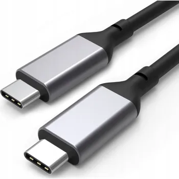 Datový kabel Kabel Interlook USB typ C - USB typ C 1 m černý