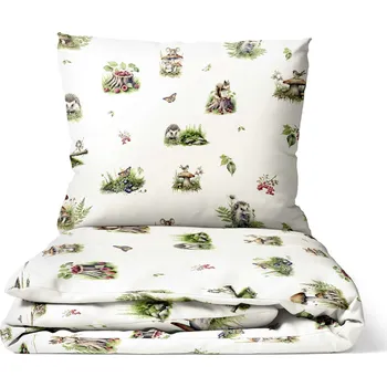 Povlečení DARRÉ Kouzlo lesa hnědá 140 x 200 cm