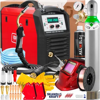 Svářečka Svářečka IDEAL EXPERT MIG 250 4X4 MIG MAG MMA TIG LIFT 230V 250A SYNERGIE