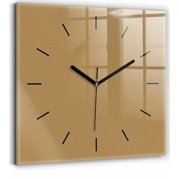 Hodiny Nástěnné hodiny Wallfluent béžové 30 cm