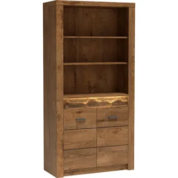 regál INDIANAPOLIS I-5 96 cm jasan světlý