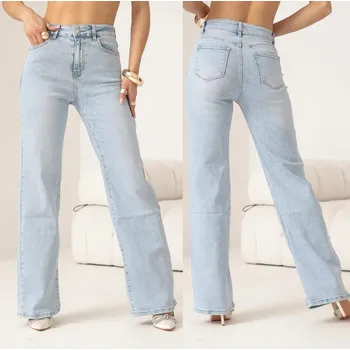 Dámské kraťasy Djuk Dámské módní volné džíny 25874 modré Rozměr: XL - 42