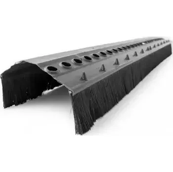 Pás hřebene s kartáčem 62mm/1bm černý