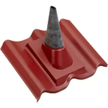 plechová krytina Satjam ROOF anténní prostup SC-AP RAL 3011 červená