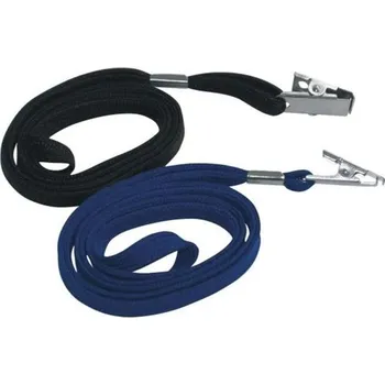 Opasek Textilní pásek s klipem černá, 50ks