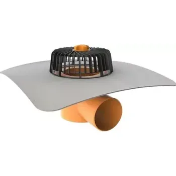 Stavebniny Střešní vpusť TOPWET TW 110 PVC V