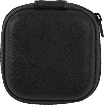 Pouzdro na mobilní telefon Mini brašna z PU kůže na příslušenství - černá