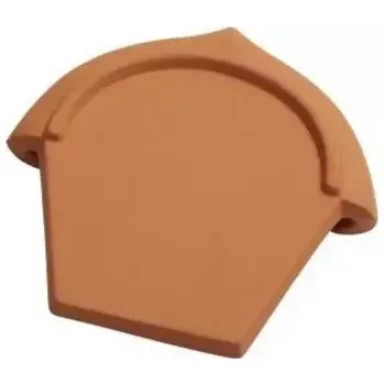 pálená krytina Tondach ukončení vrchní k hřebenáči polodrážkovému 18 cm režná