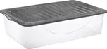 Úložný box DODO STOCK-BOX 27 l transparent/šedá