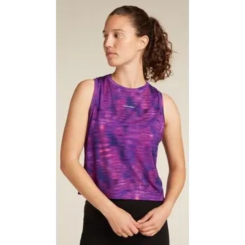 Dámské tričko Tílko ICEBREAKER W MER 125 COOL-LITE SPED TANK FUSION AOP Lady velikost XL